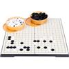 Engelhart-250414 - Gioco del Go da Viaggio - Goban Magnetico Pieghevole 36 × 36 cm - Scomparto - 361 Pietre Incluse - Classico Gioco di Strategia Giapponese