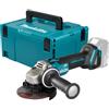 MAKITA DGA504ZJ SMERIGLIATRICE 18V - 125 mm - 8 500 min⁻¹ . SOLO CORPO MACCHINA IN VALIGETTA