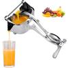 HASAIKA® Spremiagrumi Manuale in Alluminio, Spremi Limone, Spremiagrumi ad alta efficienza, facile da pulire, adatto per arance, limoni e pompelmi