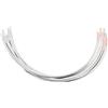 sourcing map 5 paia di ferretti in acciaio inox per reggiseno, 22,1 cm, ferretti di ricambio per reggiseni, parti di riparazione, forniture per cucito, dimensione regolare per supporto coppa B