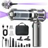 RABIGALA Aspirapolvere Portatile Senza Fili 4-in-1, 25000PA, 220000 U/min, 3 Velocità, per Auto, Computer, Cucina, Divano, Ufficio, con Batteria Ricaricabile agli Ioni di Litio, Spruzzo Compresso Elettrico, LE