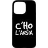 LUMOMIX Custodia per iPhone 15 Pro Max Cover Divertente Ansia - Scritte Simpatiche Frasi Originali