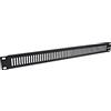 InLine® Pannello cieco perforato, 1HE, RAL 9005, nero