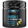 GEN GERMAN ELITE NUTRITION Omega 3 alto dosaggio con 4000 mg - 300 capsule | Olio di Pesce con l'80% di Acidi Grassi - 2000 mg di EPA & 1000 mg di DHA - Trigliceridi Naturali - Accuratamente Purificato
