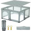 Heyo.Ja Box per Bambini Heyo.Ja Pieghevole, Parco Giochi Portatile Pop-Up con Base Rinforzata (127x127x67 cm) - Montaggio Rapido, Sicuro per Casa e Giardino