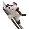 NICI MagNICI 63064 - Cane di peluche con magnete, da attaccare a frigorifero, lavagna, metallo e molto altro ancora, fantastica idea regalo, 12 cm, bianco