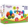 Giggles Funskool Link Stack N Nest Toy Set | Multicolore | Set 3-in-1 con Blocchi e Gioco da Impilare | Sviluppa Abilità Motorie | Giocattolo per Neonati e Prescolari dai 6+ Mesi