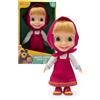Masha and the Bear Giochi Preziosi Masha E Orso - Bambola Masha Alta 23 cm, personaggio Iconico Della serie Masha e Orso con vestizione estiva e Classico Foulard, adatta ai bambini più piccoli