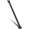 HOMGEN Barra di Sicurezza Regolabile a 3 Livelli Morsetto per Porta Regolabile (84 cm-113 cm) Barra Antifurto per Porta Barra di Sicurezza Antiscivolo per Porte e Finestre Scorrevoli -Nero