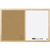 Bi-Office Lavagna magnetica murale Bi-Office Budget doppia acciaio/sughero - 60 x 45 cm