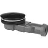 Wirquin 30722861 - Piletta per piatto doccia Black Touch, colore: Nero