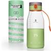 HELLO HIPPO® Premium Scaldabibero portatile, USB, 300 ml - senza fili, batteria - ideale per i viaggi - Riscalda latte/acqua - Graduazione /30ml - Temperatura regolabile 37 a 50°C + mantiene