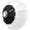 GODOX CS-65D Lantern Softbox 65 cm,Supporto Bowens | Rapidamente da Installare,Pieghevole,Box Soft Globe per Foto,Ritratto,Studio,Video,Illuminazione Continua,Fotografia