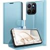 Eirltiy Cover per Honor 400 Smart Portafoglio Pelle PU Premium, Custodia Scomparti Carte Antiurto Protettiva Case con 1 Vetro Temperato, Blu
