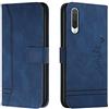 Bravoday Cover per Xiaomi Mi CC9E / Xiaomi Mi A3, Flip Custodia in Pelle PU Portafoglio Custodia per Xiaomi Mi CC9E / Xiaomi Mi A3, con Slot per Schede, Blu