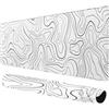 Rcege Grande tappetino per mouse per scrivania, tappetino per mouse da gioco con base antiscivolo bordi cuciti, tappetino da scrivania per tastiera e mouse