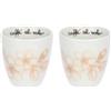 THUN - Set 2 caffeini - porcellana - Collezione Bomboniera - 50 ml - Ø 6 cm, 6.1 cm h