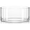 Royal Imports Vaso decorativo in vetro per fiori, centrotavola per casa o matrimonio, a forma di cilindro, altezza 10,2 cm, apertura 20,3 cm, trasparente