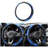 Adunsiaoto Protezione Custodia Volante Auto, Coprivolante per Auto, Custodia Antiscivolo Traspirante Durevole Coprivolante, Durevole, Accessori Auto Interno, per Maggior Parte Autos(Blu)