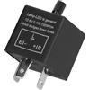 CGEAMDY Relè LED Elettronico Lampeggiatore 3 Pin, Indicatore Regolabile 12V per Veicoli Auto Moto (CF14)