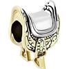 FGT Ciondolo da donna a forma di sella compatibile con braccialetti Pandora Moments Horse Farm amanti degli animali figlia sorelle migliore compleanno