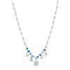 Brosway Collana Donna in Acciaio e Cristalli/pietre Naturali con Simbolo Stella | Collezione Chakra - BHKN084
