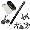 XiXiRan Penna a Sfera Magnetica, Fidget Pen Magnetic con Scatola Regalo in Metallo, Penna Fidget Toy Calamita, Penna Touch Screen, Ideale come Regalo per Ragazzi e Ragazze, Madri e Padri