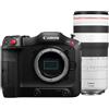 Canon EOS C70 body + RF 70-200mm F/2.8L IS USM Z - White | ✅Garanzia di 5 anni