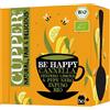 CUPPER Be Happy Infuso Biologico con Cannella, Zenzero, Limone e Pepe Nero, Tisana Energizzante con Ingredienti Naturali, Gusto Speziato, Filtri 100% Biodegradabili, Confezione da 50 Bustine
