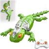 HUAJUN Geco Telecomandato, Lucertola Telecomandata con Occhi a Led Luminosi, Movimenti Realistici, 360° Direzione Regolabile, Regali Giocattoli interattiviper para Bambini 4 5 6 7 8+ Anni