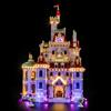 YEABRICKS Kit Luci a LED per-43263 Disney Castello de La Bella e la Bestia Modello da Costruire (esclusi i kit di costruzione)