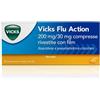 Vicks Flu Action 200 Mg/30 Mg Compresse Rivestite Con Film - 200 Mg + 30 Mg Compresse Rivestite Con Film 12 Compresse In Blister Pvc/Pctfe-Al