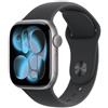 APPLE WATCH SERIES 11GPS + CELLULAR 42MM SPACE GREY ALUMINIUM CASE WITH BLACK SP