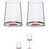 Trebonn SplitGlass Bicchieri Modulari Magnetici (Set 2) - Da Bicchiere a Calice in 1 Click - Salvaspazio, Lavabili in Lavastoviglie