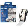 Brother ETICHETTE ADESIVE ORIGINALE BROTHER DK22114 DK-22214 30.48mm 27mm