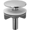 PAFFONI Tappo copriforo per lavabo e bidet cromo diametro 48,5 mm Paffoni - Cod. Articolo: ZACC076CR