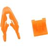 A ABSOPRO Fermi Rivetti Fissaggio Plastica Arancione (10Set)