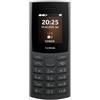 Nokia 105 4G 2025 Telefono Cellulare 4G, Nero, Dual SIM, Display 1,8 Pollici, Batteria 1020 mAh, Radio FM