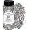 HEMOER Paillettes Olografiche Glitter Grosso, Argento 100g Olografiche Chunky Paillettes Glitter Unghie per Viso, Corpo, Occhi, Capelli, Unghie, Glitter per Hobby Creativi