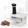 Vpcok Direct Sous Vide Contenitore Set 12L con Coperchio e griglia 7 in 1 per Roner Professionale Compatibile Varie Marche Contenitore Sous Vide Multifunzione Trasparente per Cottura a Bassa Temperatura