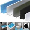 ReachMall Barriera in Silicone per Soglia Doccia, Barriera per Pavimento di Bagno Umido, Striscia di Sigillatura per Vasca da Doccia, Striscia Tappo Acqua, Striscia di Sigillatura per Bordo Lavandino Cucina e