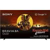 SONY 55 BRAVIA 8 A TV OLED, SMART TV, ", Processore Cognitive Processor XR, Nero, Classe F