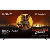 SONY 65 BRAVIA 8 A TV OLED, SMART TV, ", Processore Cognitive Processor XR, Nero, Classe E