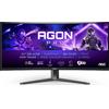 AOC AGON AG346UCD Monitor Gaming Curvo, 34 ", UWQHD, 3440 x 1440 Pixel, tempo di risposta 0,03 ms, refresh rate 120 Hz