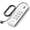 BELKIN Multipresa Filtrata BELKIN Protezione dalle sovratensioni con 8 prese, cavo da 2 metri e porte USB-A