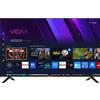 UNITED UNLED55KM10VDA TV LED, SMART TV, 55 ", Processore CA55 x 4@1.2Ghz, Black, Classe G