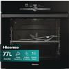 HISENSE BI350BGPZ FORNO INCASSO Capacità 77 l, dimensoni: L 59,5 cm - A P 56,4 cm, Nero, classe A+