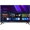 UNITED UNLED32M10VDA TV LED, SMART TV, 32 ", HD, Processore Quad Core CA53, Black, Classe E