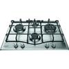 HOTPOINT PCN 642 T/IX/HAR PIANO COTTURA GAS, 4 zone di cottura, dimensioni: L 60 cm, P 51 piano in Acciaio inossidabile, Inox