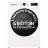 LG W4NX1085NWB 6 Motion LAVASCIUGA, Caricamento frontale, capacità lavaggio 8 kg, asciugatura 5 10 programmi, Profondità 55 cm, Giri 1400 rpm, Essence White, Classe E